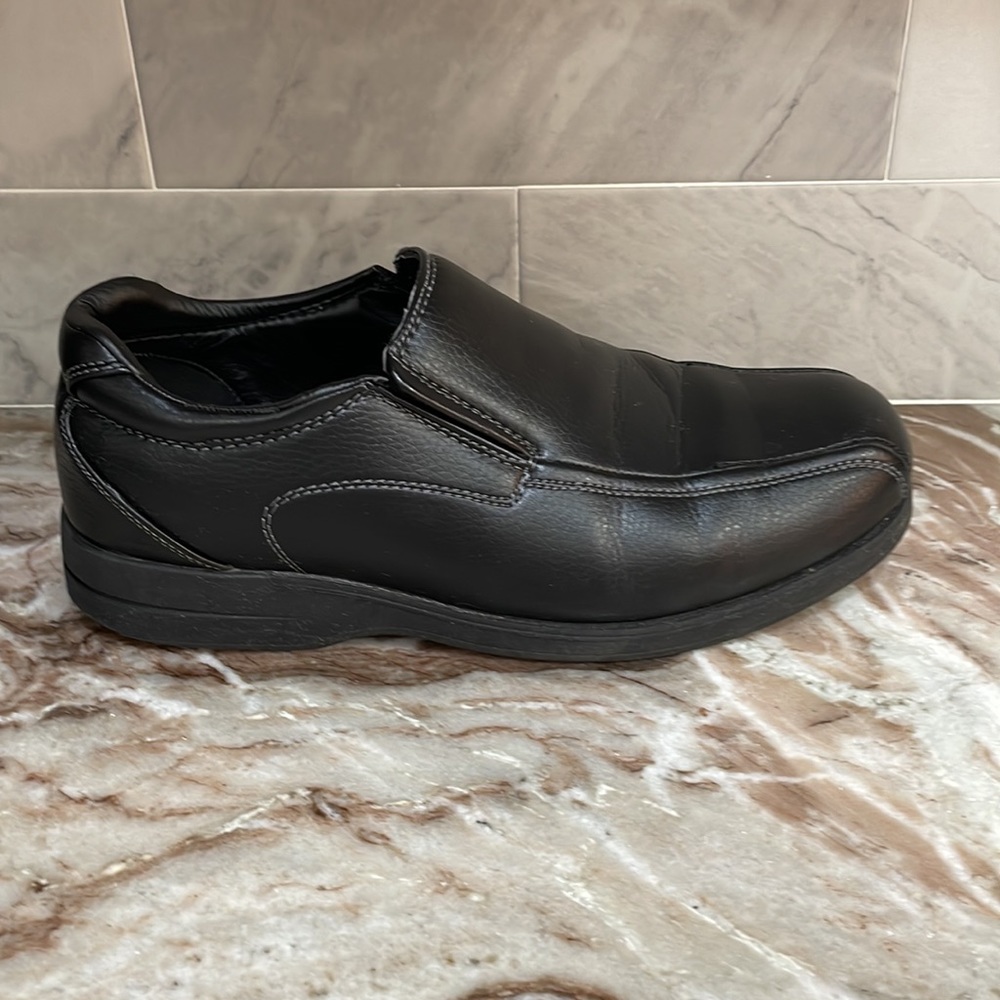 Goodyear Logan W 10W Wide Casual Mens Footwear Shoes Black Loafers Slip On